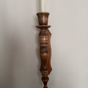 Elegant Brown Wooden Wall Sconce